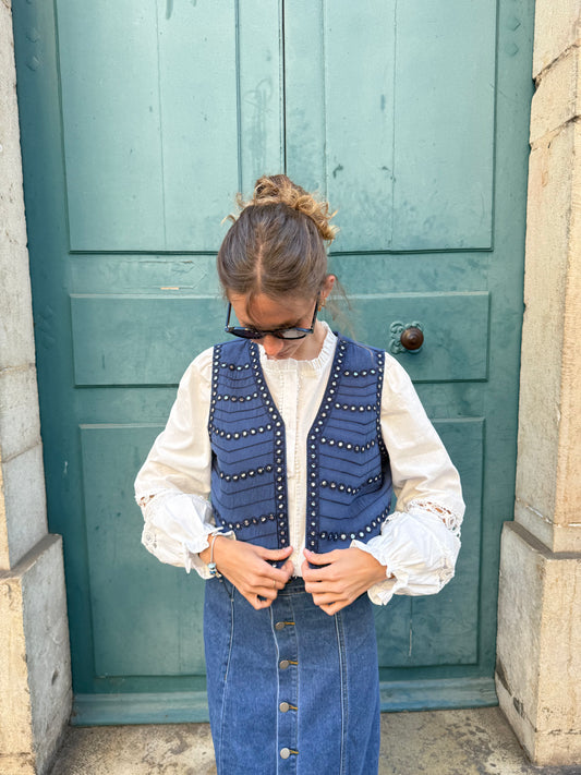 VESTE SANS MANCHE AURELIE