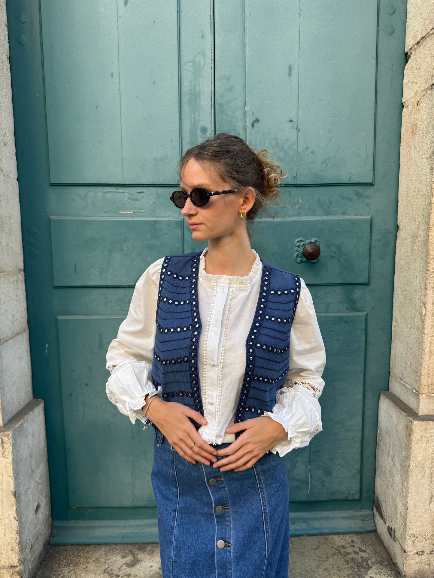 VESTE SANS MANCHE AURELIE