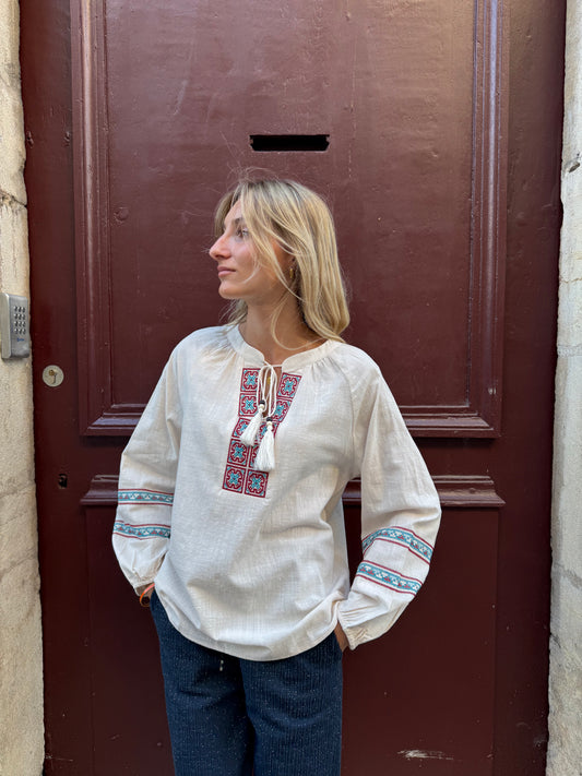 BLOUSE VANILLE